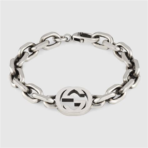 Bracciali Gucci da Uomo in Argento .